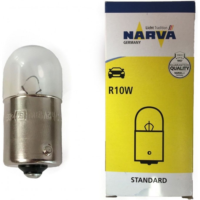 Лампа NARVA 24Vx10W BA15s R10W 86180229 Лампа NARVA 24Vx10W BA15s R10W 86180229