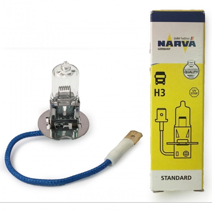 Лампа NARVA 24Vx70W H3 PK22s 74729667 Лампа NARVA 24Vx70W H3 PK22s 74729667