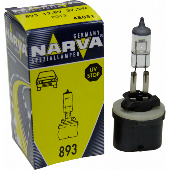 Лампа NARVA 893 37.5W PG13 12V 46206892 Лампа NARVA 893 37.5W PG13 12V 46206892