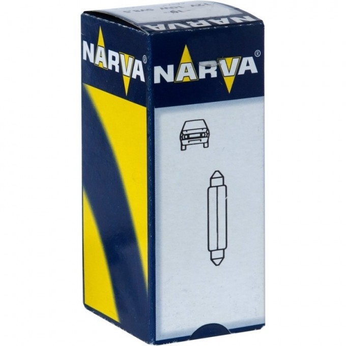 Лампа NARVA FESTOON LAMPS 12V C10W 10W SV8.5 41мм двухцокольная 58223103 Лампа NARVA FESTOON LAMPS 12V C10W 10W SV8.5 41мм двухцокольная 58223103