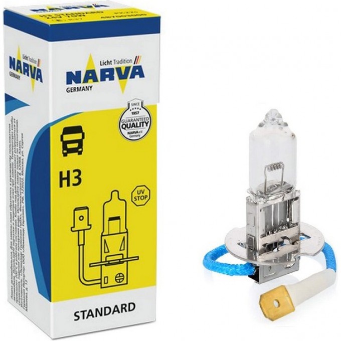 Лампа NARVA H3 70 PK22s 24V 97003128 Лампа NARVA H3 70 PK22s 24V 97003128