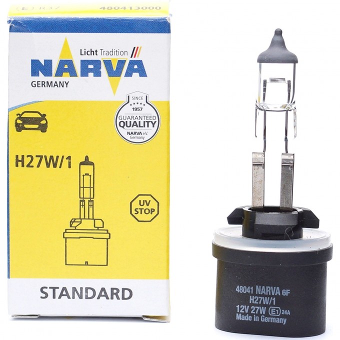 Лампа NARVA HALOGEN H27W/1 PG13 12V 45802912 Лампа NARVA HALOGEN H27W/1 PG13 12V 45802912