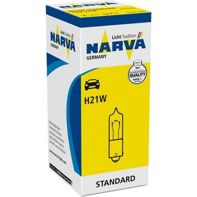 Лампа NARVA HALOGEN MINIATURE LAMPS 12V H21W 21W BAY9s 78956632 Лампа NARVA HALOGEN MINIATURE LAMPS 12V H21W 21W BAY9s 78956632