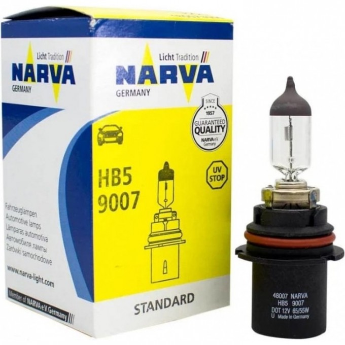 Лампа NARVA HB5 9007 65 55 PX29t 12V 47450049 Лампа NARVA HB5 9007 65 55 PX29t 12V 47450049