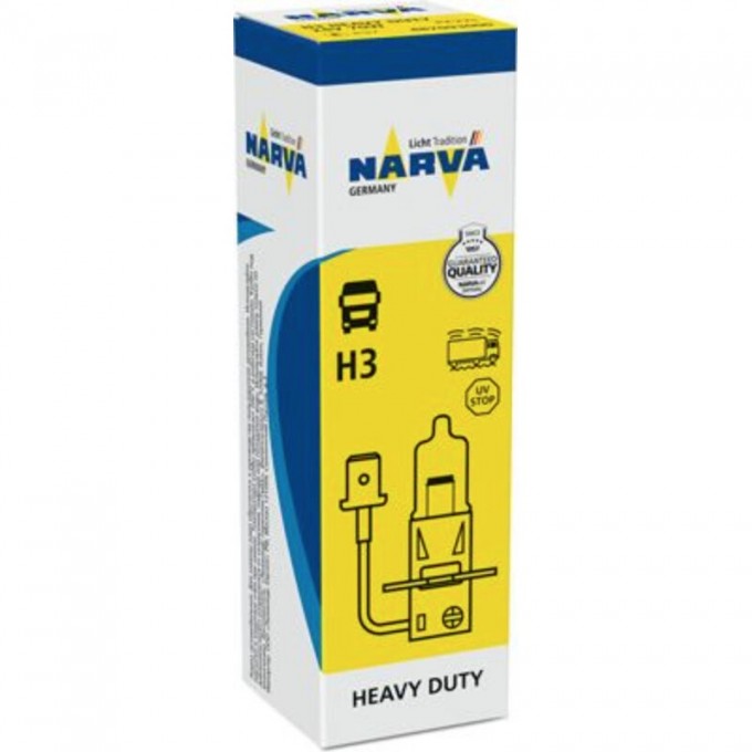 Лампа NARVA HEAVY DUTY 24V H3 70W PK22s 78961426 Лампа NARVA HEAVY DUTY 24V H3 70W PK22s 78961426