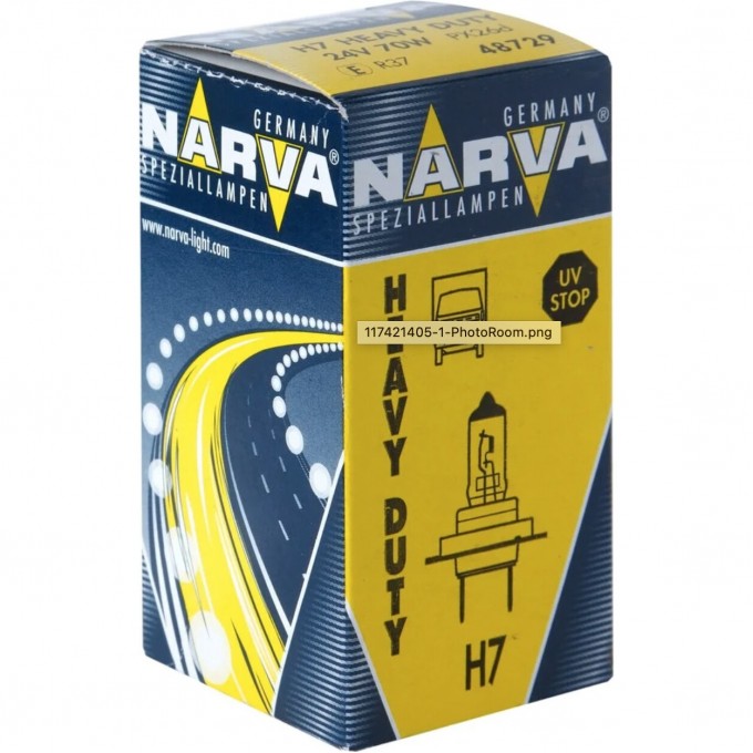 Лампа NARVA HEAVY DUTY H7 24V 70W PX26D 117419495 Лампа NARVA HEAVY DUTY H7 24V 70W PX26D 117419495