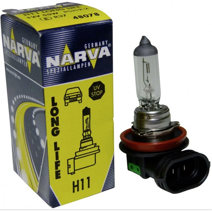 Лампа NARVA LONG LIFE H11 55W LL 12V C1 82886934 Лампа NARVA LONG LIFE H11 55W LL 12V C1 82886934
