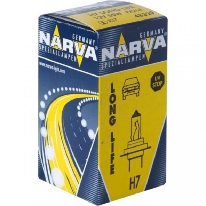 Лампа NARVA LONG LIFE H7 55W PX26d 12V 45929817 Лампа NARVA LONG LIFE H7 55W PX26d 12V 45929817