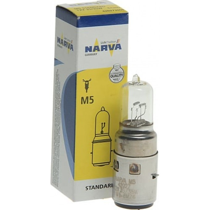 Лампа NARVA M5 35/35 BA20d 12V 14428508 Лампа NARVA M5 35/35 BA20d 12V 14428508