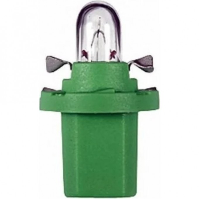 Лампа NARVA PLASTIC BASE LAMPS BAX 2W 12V BAX8.5d/2 зеленый патрон 78960411 Лампа NARVA PLASTIC BASE LAMPS BAX 2W 12V BAX8.5d/2 зеленый патрон 78960411