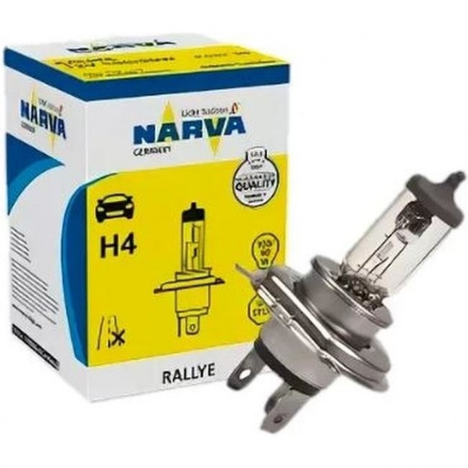 Лампа NARVA RALLYE H4 12V 100/90W P43t-38 96348954 Лампа NARVA RALLYE H4 12V 100/90W P43t-38 96348954