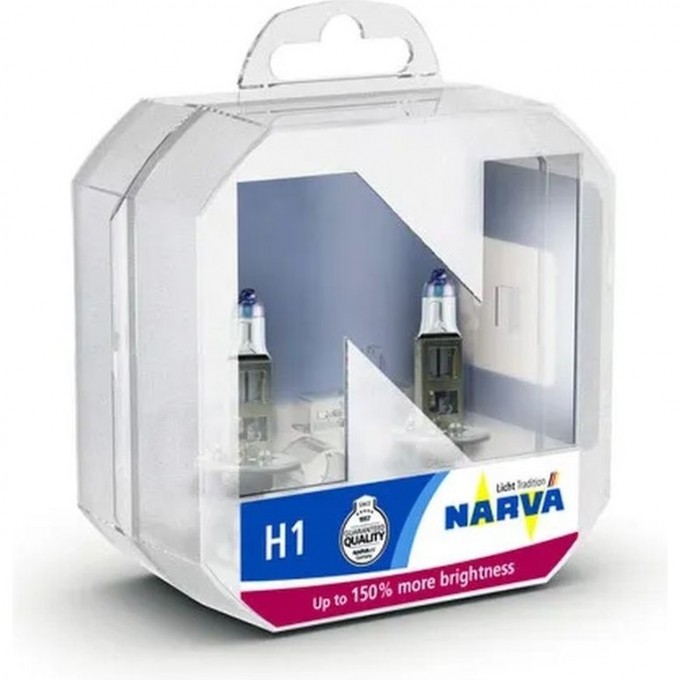 Лампа NARVA RANGE POWER 150 H1 55 12V 2шт. 96525910 Лампа NARVA RANGE POWER 150 H1 55 12V 2шт. 96525910