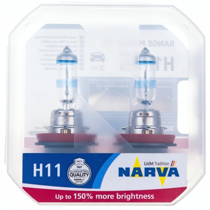 Лампа NARVA RANGE POWER 150 H11 12V 72488632 Лампа NARVA RANGE POWER 150 H11 12V 72488632