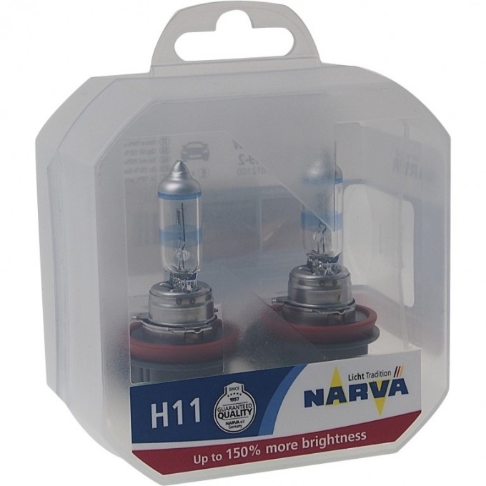 Лампа NARVA RANGE POWER 150 H11 55 12V PGJ19-2 2шт. 32531072 Лампа NARVA RANGE POWER 150 H11 55 12V PGJ19-2 2шт. 32531072