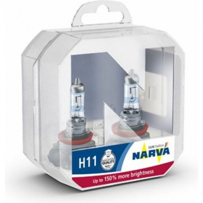 Лампа NARVA RANGE POWER 150 H11 55 PGJ19-2 12V 2шт. 46942180 Лампа NARVA RANGE POWER 150 H11 55 PGJ19-2 12V 2шт. 46942180