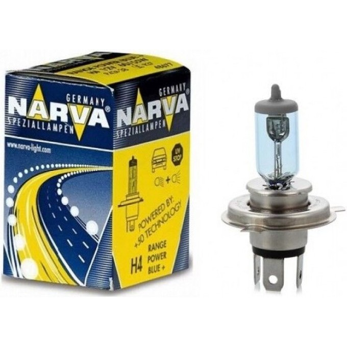 Лампа NARVA RANGE POWER 50+ H4 50 12V 60/55W 12V 60/55W P43t-38 C1 84207324 Лампа NARVA RANGE POWER 50+ H4 50 12V 60/55W 12V 60/55W P43t-38 C1 84207324
