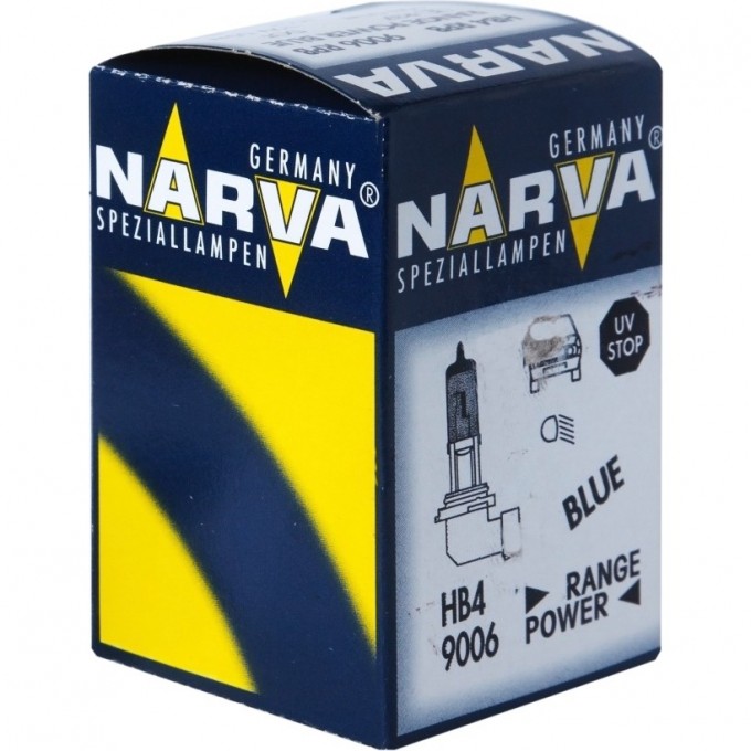 Лампа NARVA RANGE POWER BLUE+ HB4 9006 51 P22d 12V 32530842 Лампа NARVA RANGE POWER BLUE+ HB4 9006 51 P22d 12V 32530842