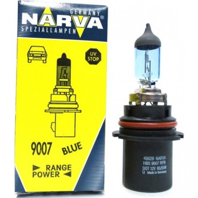 Лампа NARVA RANGE POWER BLUE+ HB5/9007 12V 65/55 PX29t 46938846 Лампа NARVA RANGE POWER BLUE+ HB5/9007 12V 65/55 PX29t 46938846