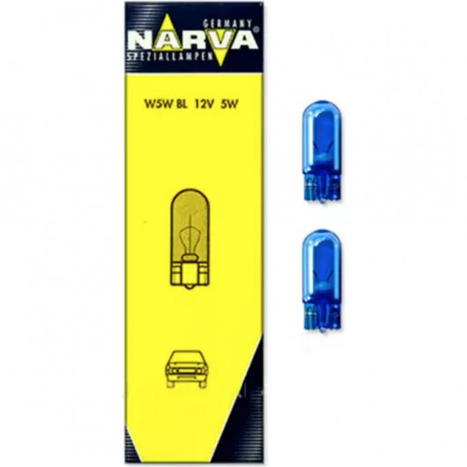 Лампа NARVA RANGE POWER BLUE+ W5W 12V W2.1X9.5D 117420061 Лампа NARVA RANGE POWER BLUE+ W5W 12V W2.1X9.5D 117420061