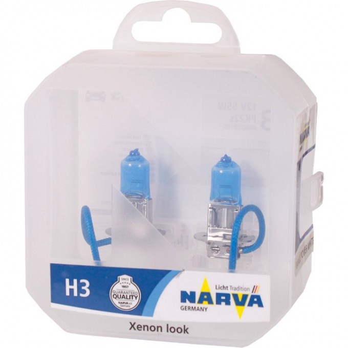 Лампа NARVA RANGE POWER WHITE 12 В H3 55 Вт 2 шт. 77109037 Лампа NARVA RANGE POWER WHITE 12 В H3 55 Вт 2 шт. 77109037