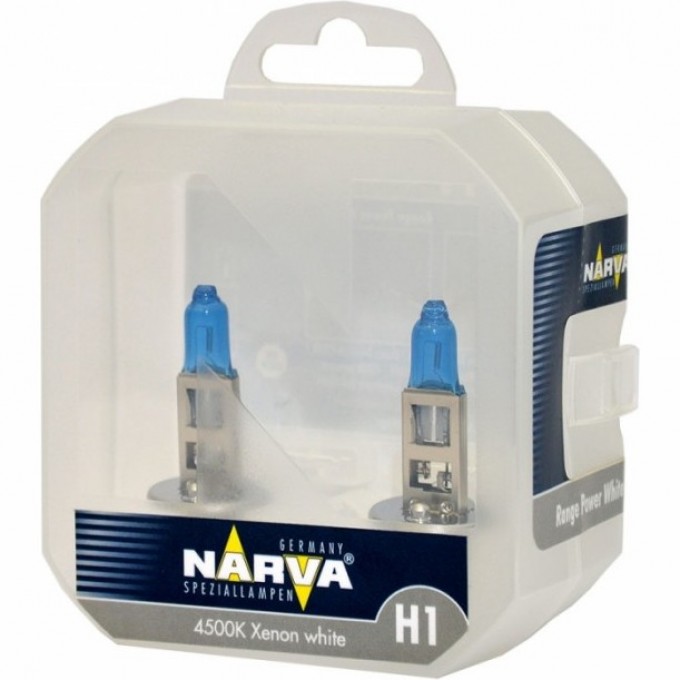 Лампа NARVA RANGE POWER WHITE H1 12V 55W RPW S2 2шт. 84204752 Лампа NARVA RANGE POWER WHITE H1 12V 55W RPW S2 2шт. 84204752