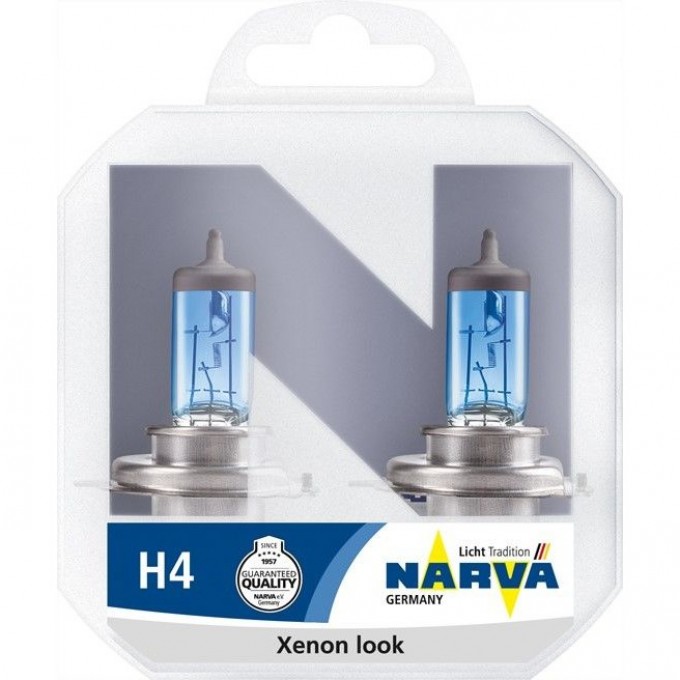 Лампа NARVA RANGE POWER WHITE H4 12V 60/55W P43t 2 шт. 74616455 Лампа NARVA RANGE POWER WHITE H4 12V 60/55W P43t 2 шт. 74616455