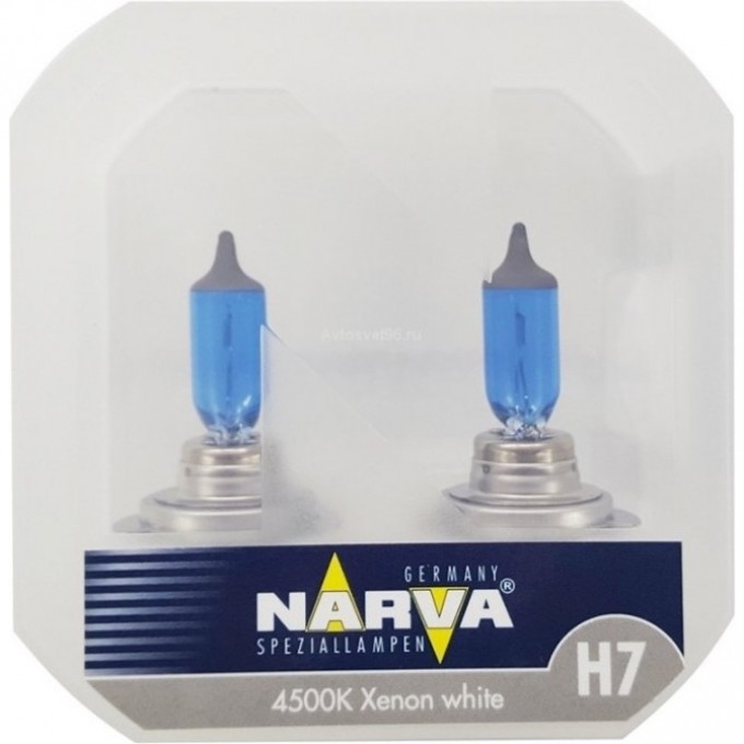 Лампа NARVA RANGE POWER WHITE H7 12V 55W PX26d 2 шт. 117111194 Лампа NARVA RANGE POWER WHITE H7 12V 55W PX26d 2 шт. 117111194
