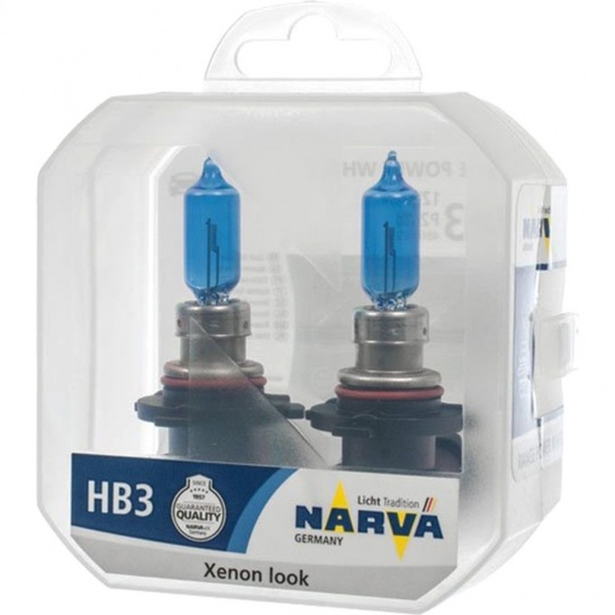 Лампа NARVA RANGE POWER WHITE HB3 12V 60W 117113434 Лампа NARVA RANGE POWER WHITE HB3 12V 60W 117113434