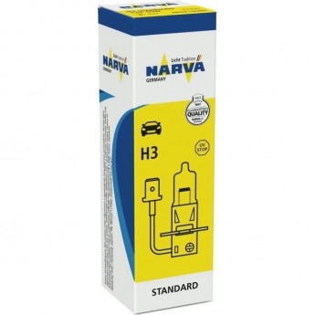 Лампа NARVA STANDARD 12V 55W H3 3200 К Лампа NARVA STANDARD 12V 55W H3 3200 К