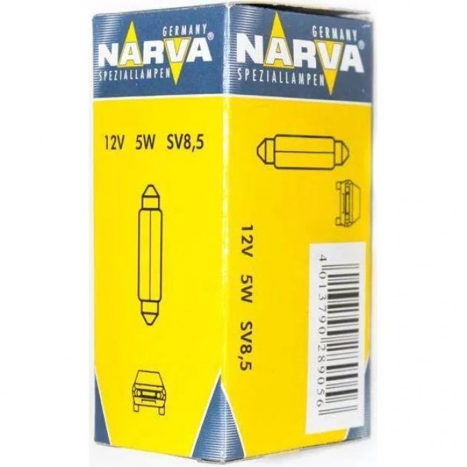 Лампа NARVA STANDARD 12V C5W 5W 80129503 Лампа NARVA STANDARD 12V C5W 5W 80129503