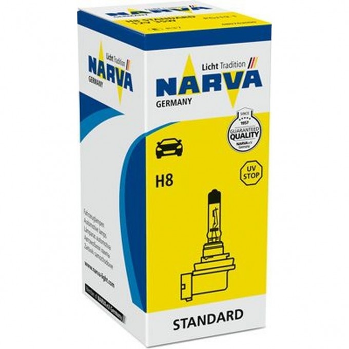 Лампа NARVA STANDARD 12V H8 35W PGJ19-1 78964859 Лампа NARVA STANDARD 12V H8 35W PGJ19-1 78964859