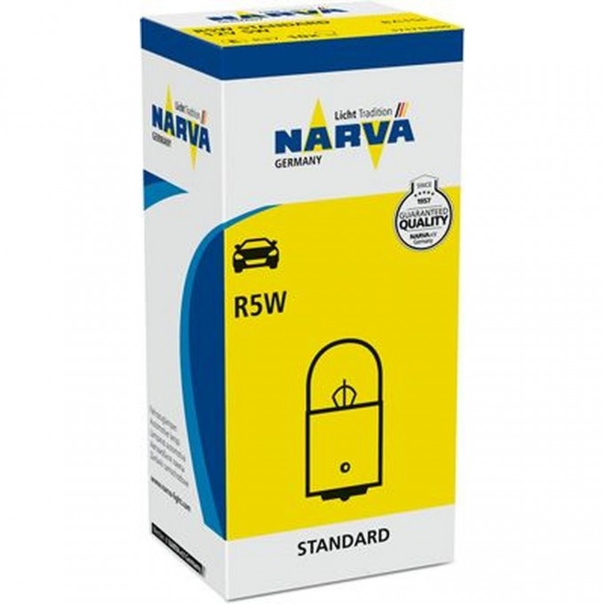 Лампа NARVA STANDARD 12V R5W BA15s 78702776 Лампа NARVA STANDARD 12V R5W BA15s 78702776