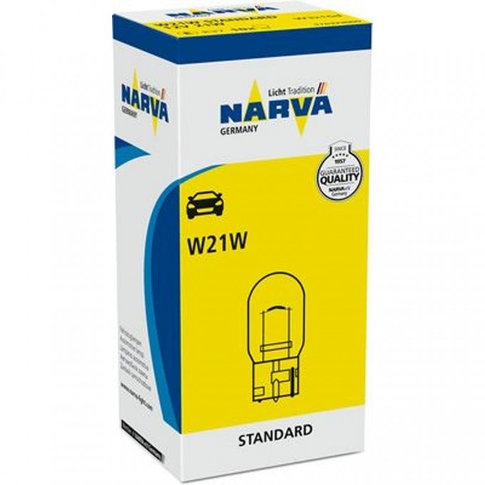Лампа NARVA STANDARD 12V W21W 21W W3х16d бесцокольная 78702146 Лампа NARVA STANDARD 12V W21W 21W W3х16d бесцокольная 78702146