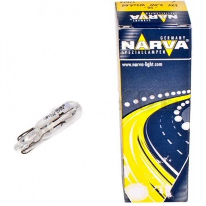Лампа NARVA STANDARD 12V W2.3W 2.3W 80127155 Лампа NARVA STANDARD 12V W2.3W 2.3W 80127155