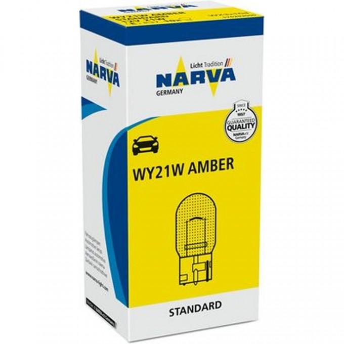 Лампа NARVA STANDARD 12V WY21W 21W WX3x16d желтая бесцокольная 78956842 Лампа NARVA STANDARD 12V WY21W 21W WX3x16d желтая бесцокольная 78956842