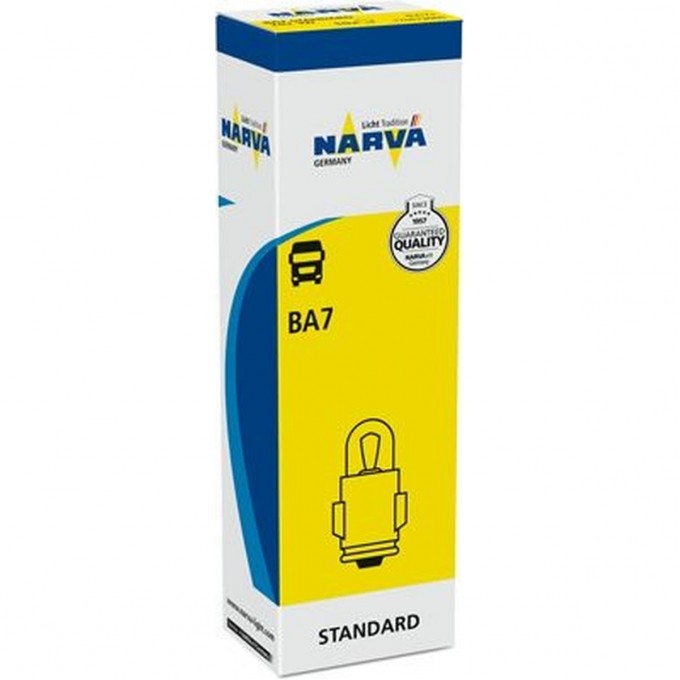 Лампа NARVA STANDARD 24V BA7 3W BA7s 78699495 Лампа NARVA STANDARD 24V BA7 3W BA7s 78699495