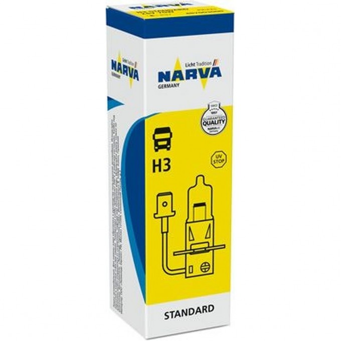 Лампа NARVA STANDARD 24V H3 70W PK22s 78697633 Лампа NARVA STANDARD 24V H3 70W PK22s 78697633