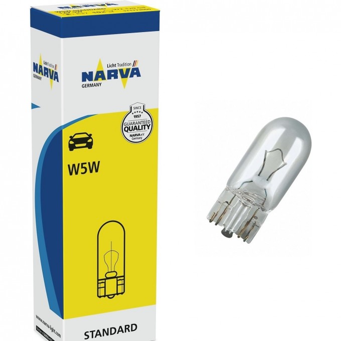 Лампа NARVA STANDARD 5W 12V B10D 117420685 Лампа NARVA STANDARD 5W 12V B10D 117420685