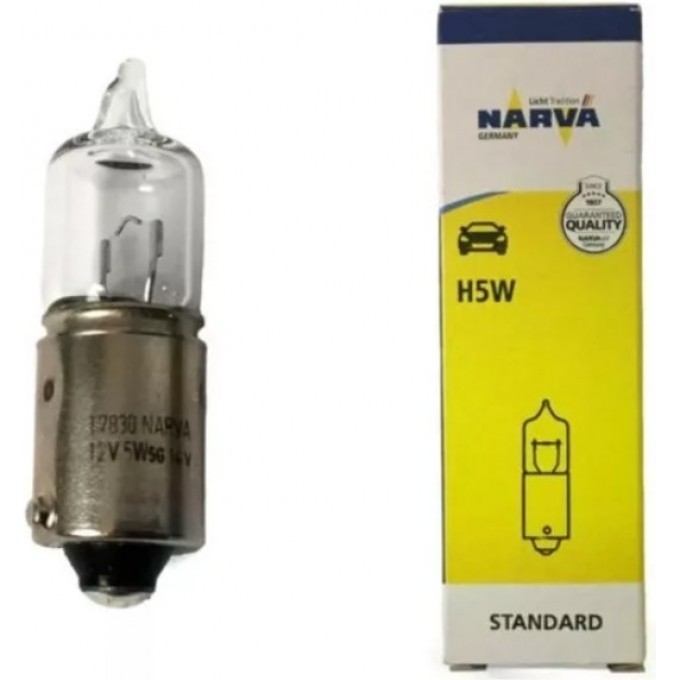 Лампа NARVA STANDARD H5W 12V BA9s 82570163 Лампа NARVA STANDARD H5W 12V BA9s 82570163