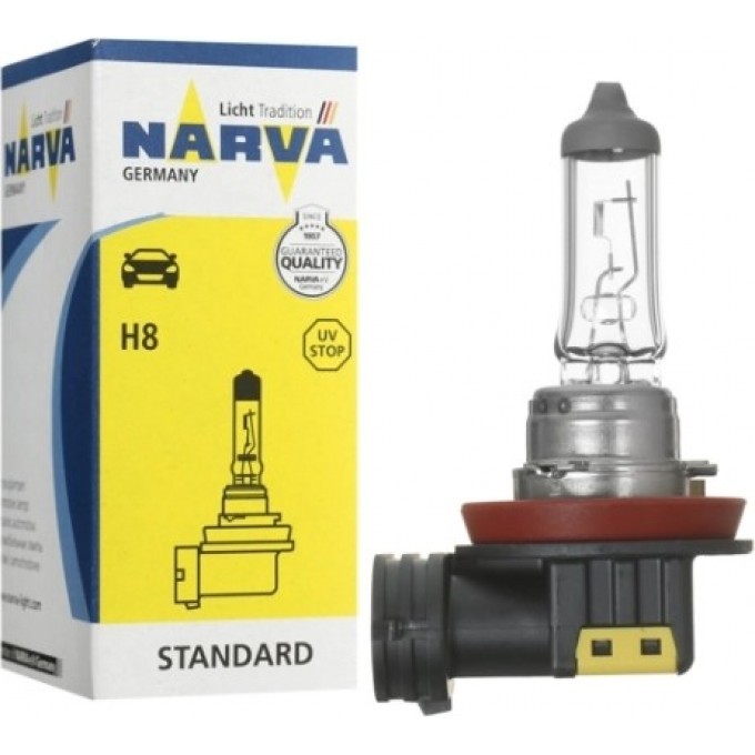 Лампа NARVA STANDARD H8 35 PGJ19-1 12V 93116180 Лампа NARVA STANDARD H8 35 PGJ19-1 12V 93116180