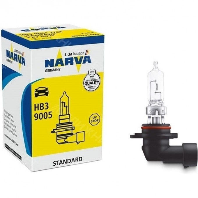 Лампа NARVA STANDARD HB3 12V 60W P20D 117420361 Лампа NARVA STANDARD HB3 12V 60W P20D 117420361