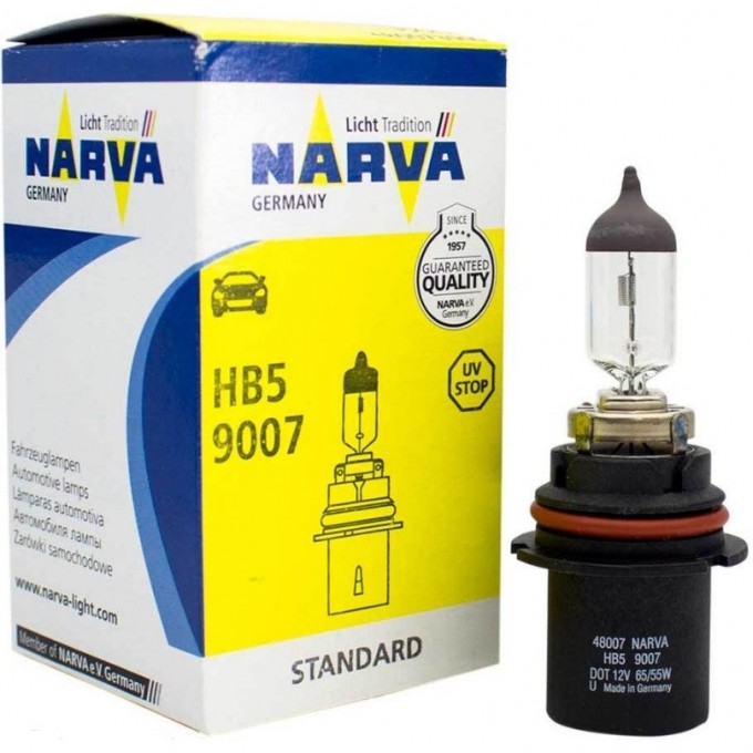 Лампа NARVA STANDARD HB5 9007 12V 65/55W PX29t C1 82884374 Лампа NARVA STANDARD HB5 9007 12V 65/55W PX29t C1 82884374