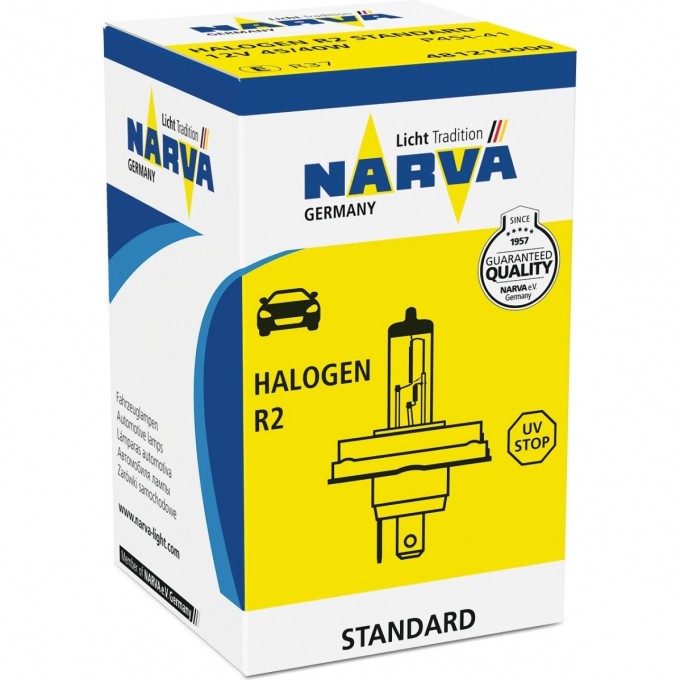 Лампа NARVA STANDARD R2 HALOGEN 12V 96824143 Лампа NARVA STANDARD R2 HALOGEN 12V 96824143