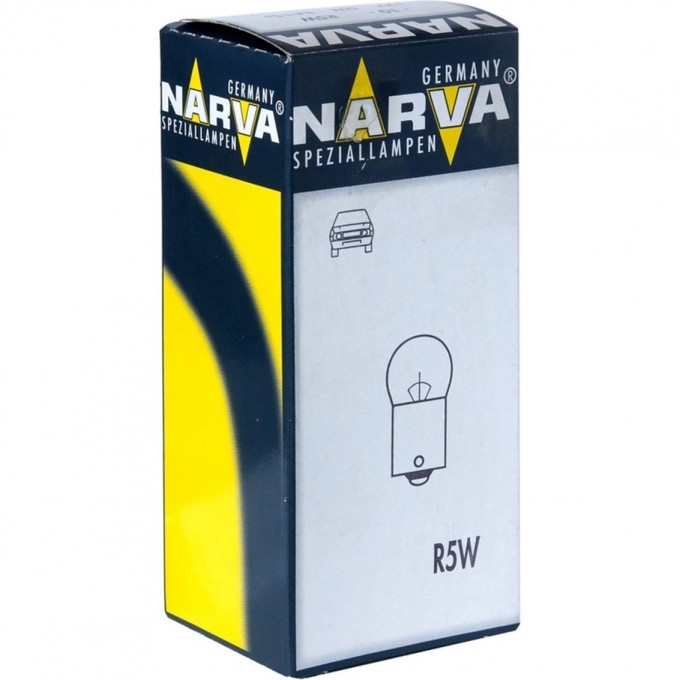 Лампа NARVA STANDARD R5W 5W 12V BA15S 117421118 Лампа NARVA STANDARD R5W 5W 12V BA15S 117421118