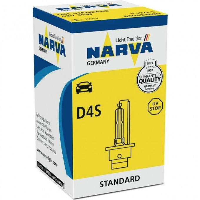 Лампа NARVA STANDART D4S 85V 35W 54420592 Лампа NARVA STANDART D4S 85V 35W 54420592